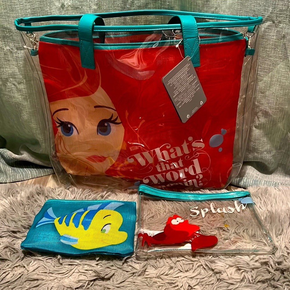 Little Mermaid Beach Bag Set